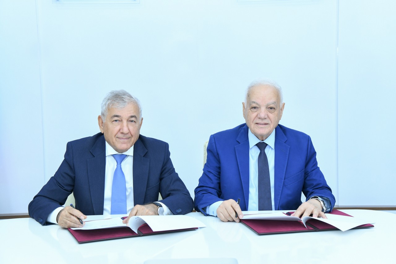 BMU ilə bu institut arasında memorandum imzalanıb - FOTOLAR